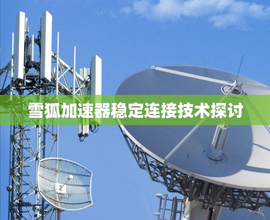 雪狐加速器稳定连接技术探讨 雪狐加速器稳定连接技术探讨