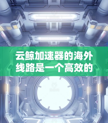 云鲸加速器的海外线路是一个高效的网络优化解决方案,旨在提升跨国数据传输的速度、稳定性和安全性。以下是对其工作原理、功能和应用场景的详细分析 云鲸加速器的海外线路是一个高效的网络优化解决方案,旨在提升跨国数据传输的速度、稳定性和安全性。以下是对其工作原理、功能和应用场景的详细分析