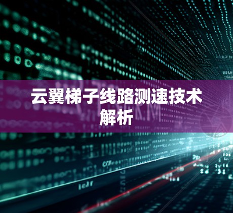 云翼梯子线路测速技术解析 云翼梯子线路测速技术解析