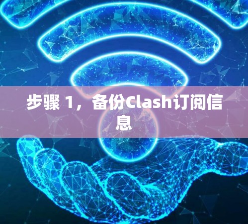步骤 1,备份Clash订阅信息 步骤 1,备份Clash订阅信息