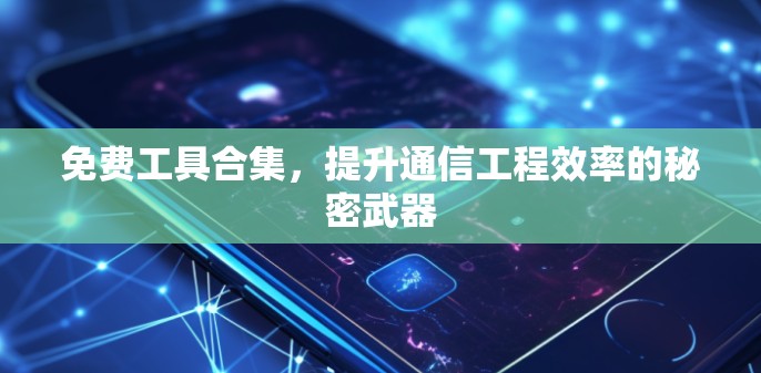 免费工具合集,提升通信工程效率的秘密武器 免费工具合集,提升通信工程效率的秘密武器