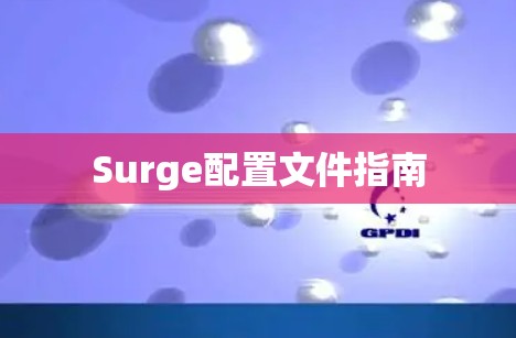 Surge配置文件指南 Surge配置文件指南