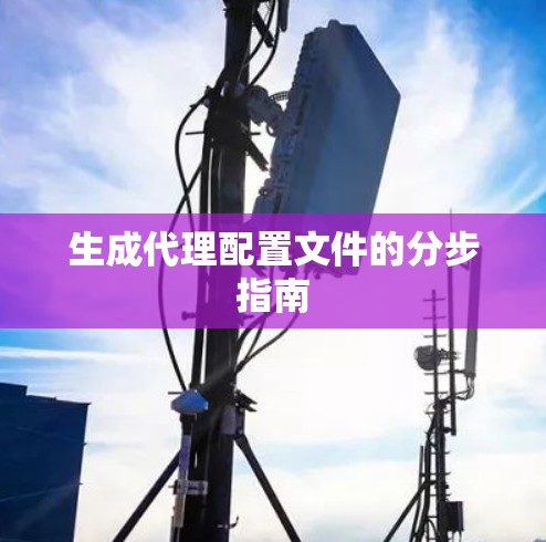 生成代理配置文件的分步指南 生成代理配置文件的分步指南