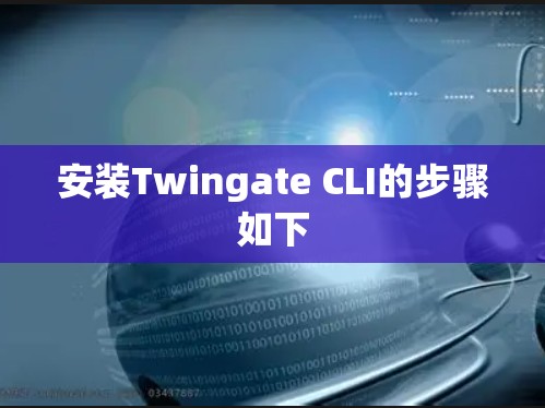 安装Twingate CLI的步骤如下 安装Twingate CLI的步骤如下