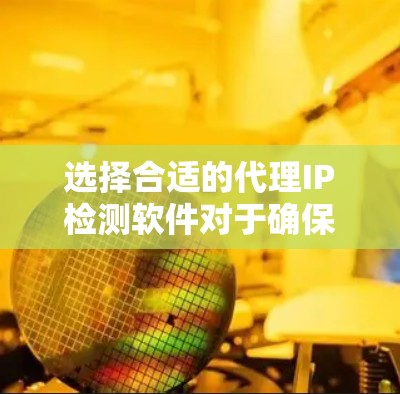 选择合适的代理IP检测软件对于确保网络的稳定性和安全性至关重要。以下是针对不同需求的推荐,帮助您选择最适合的工具 选择合适的代理IP检测软件对于确保网络的稳定性和安全性至关重要。以下是针对不同需求的推荐,帮助您选择最适合的工具