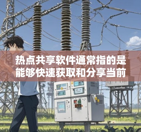 热点共享软件通常指的是能够快速获取和分享当前流行话题、新闻、事件等信息的平台或工具。随着技术的发展，不同类型的热点共享软件不断更新，以下是一些常见的热点共享软件及其最新版本和功能